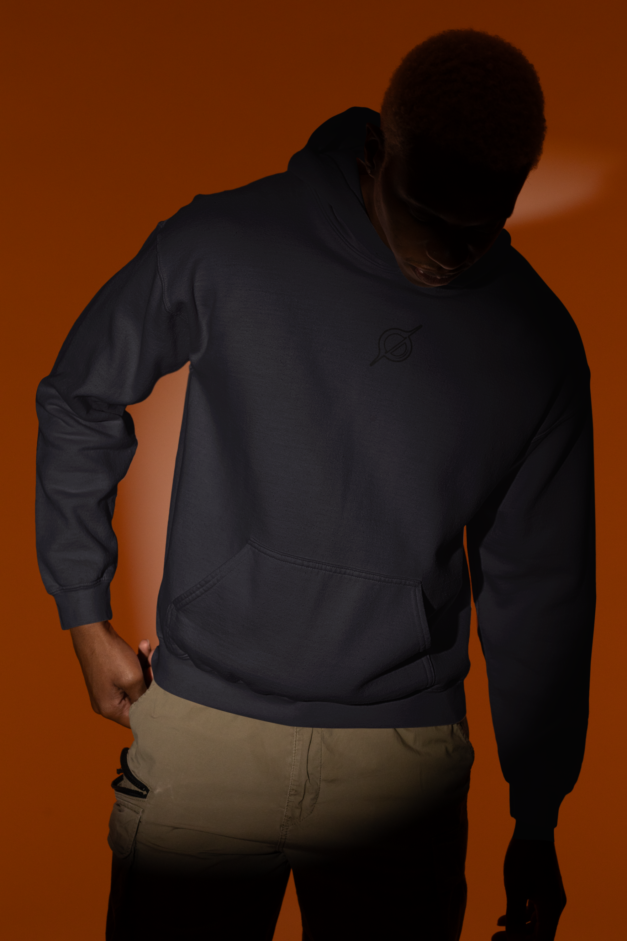 Blanks Hoodie Charcoal Black